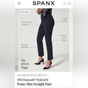 👖 NEW! SPANX Ponte Slim Straight Pant 👖